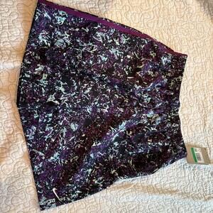 Nike Youth Size XL Purple and Black‎ Patterned Athletic Shorts